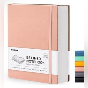 NWT pink B5 lined Notebook